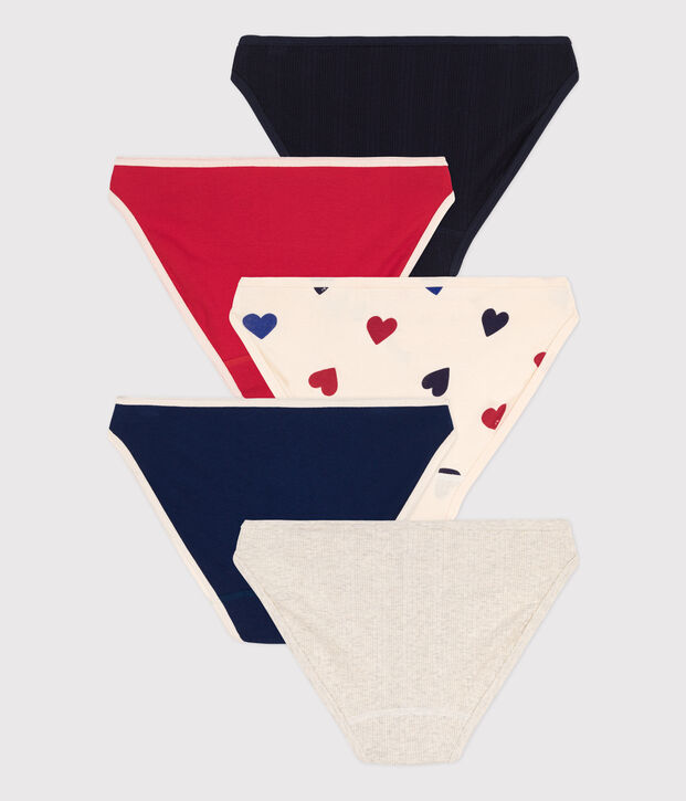 Women's Cotton Briefs - 5-Pack multicolor