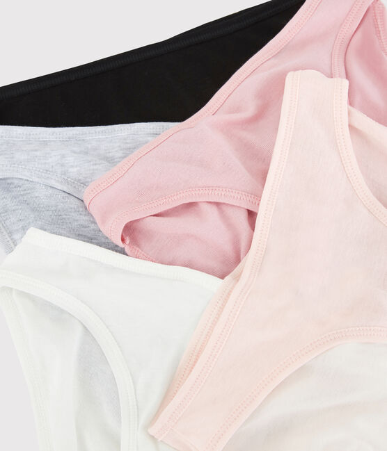 Women's Weekday Fine Cotton Briefs - 5-Pack Variante 3 PACK