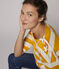 Women's Breton Top TEHONI yellow/MARSHMALLOW white