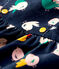 Babies' Velour Dress SMOKING blue/MULTICO white