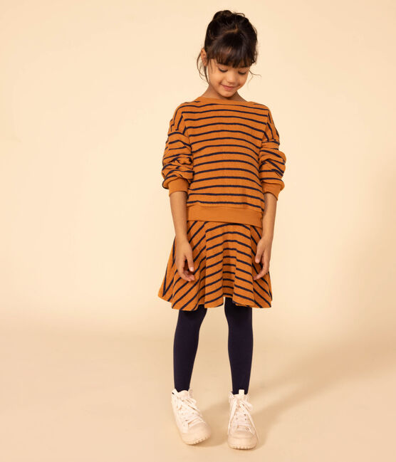 Girls' terry skirt ECUREUIL /SMOKING