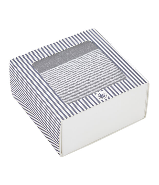 Women's High Socks blue/white