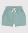 Children's plain cotton shorts PAUL green