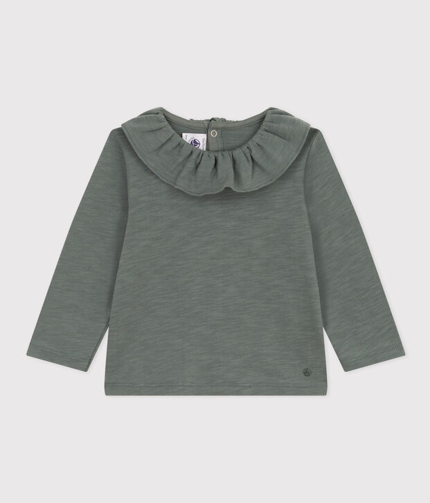 Babies' Long-Sleeved Slub Jersey Blouse THUYA