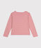 Women's Buttoned Cotton Breton Top ROSEWOOD pink/AVALANCHE