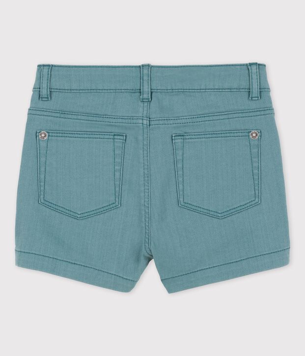 Girls' Denim Shorts green