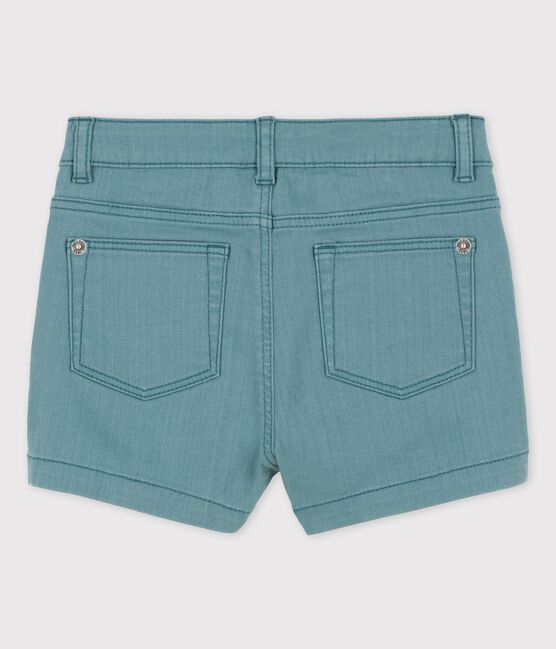 Girls' Denim Shorts BRUT green