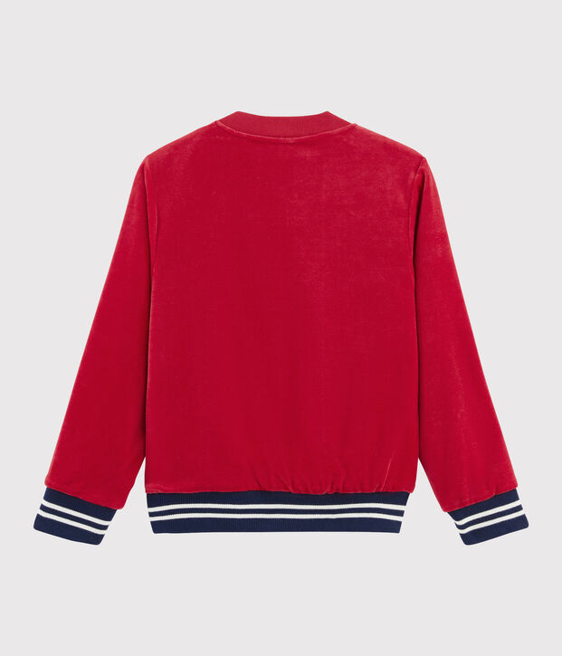 Boys' Baseball Jacket red