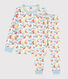 Boys' Cat Print Fleece Pyjamas