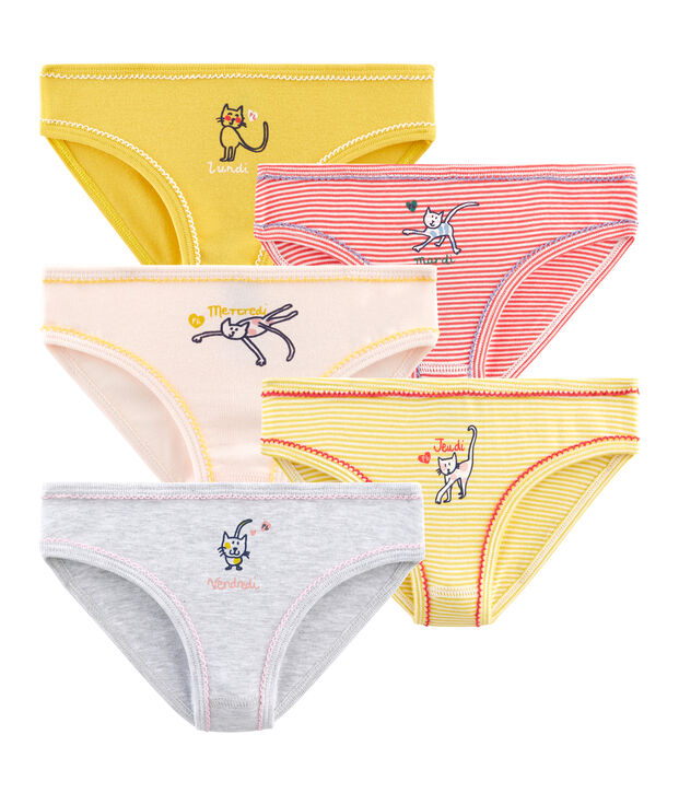 Girls' Knickers - 5-Piece Set multicolor