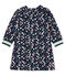 Baby Girls' Long-Sleeved Print Dress SMOKING blue/MULTICO CN white