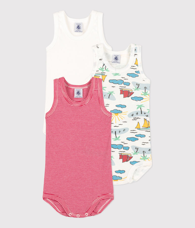 Explorer Themed Cotton Explorer Vest Bodysuits - 3-Pack variante 1