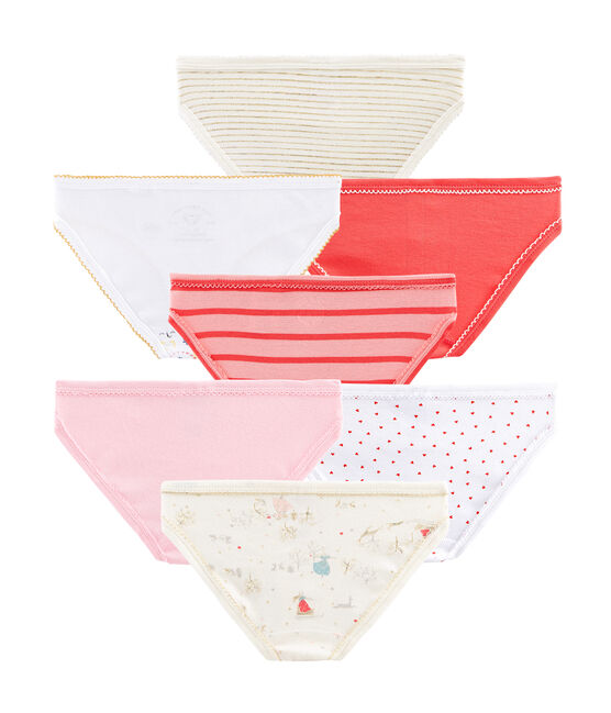 Surprise pack of 7 pairs of pants for girls variante 1