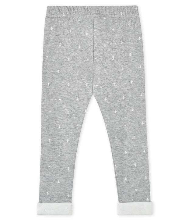 Baby boy's trousers grey/white