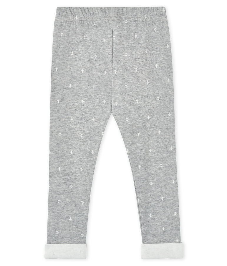 Baby boy's trousers grey/white