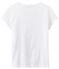 SCOOP NECK women's fine jersey tee ECUME white
