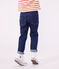 Girls' slim denim trousers DENIM BRUT blue