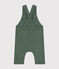 Babies' Long Fleece Dungarees CROCO green
