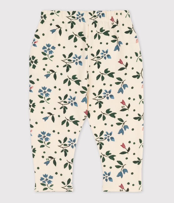 Babies' Print Fleece Trousers AVALANCHE white/MULTICO