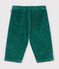 Babies' plain corduroy trousers green