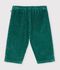 Babies' plain corduroy trousers green