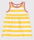 Babies' Sleeveless Striped Jersey Dress