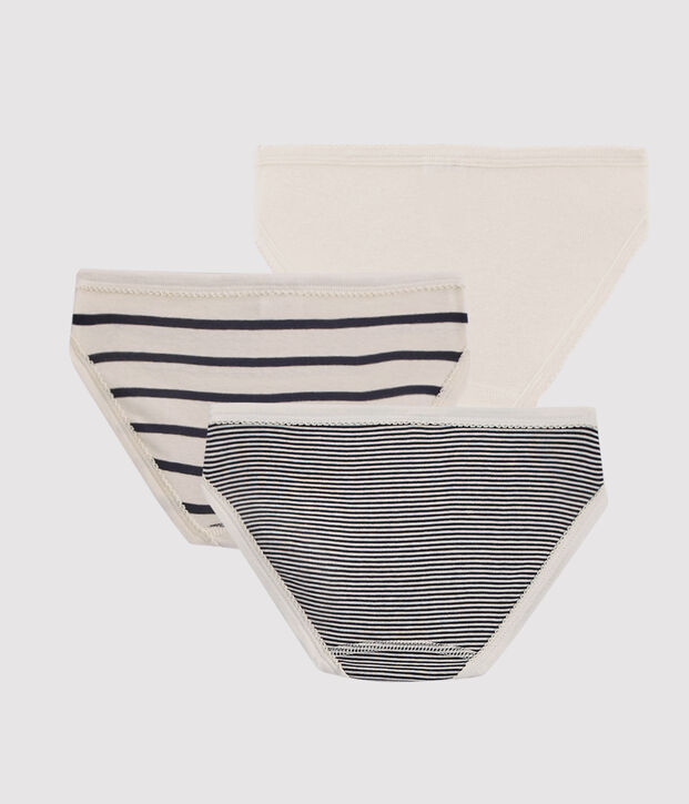 Girls' Striped Knickers - 3-Pack multicolor
