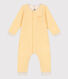 Babies' Stripy Wool and Organic Cotton Jumpsuit