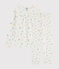 Girls' Birds Print Ribbed Pyjamas MARSHMALLOW white/MULTICO white