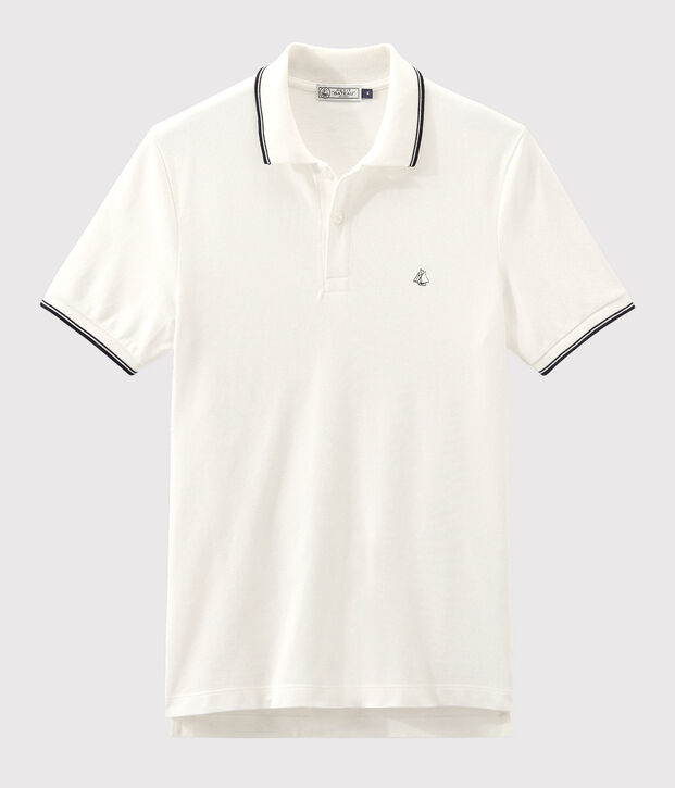 Men's polo shirt white
