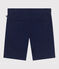 Children's Bermuda shorts in plain cotton MEDIEVAL blue