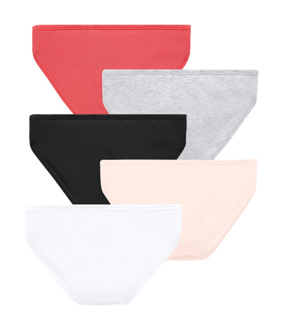 Weekly pack of 5 women's panties LOT white