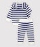 Baby Boys' Jogging Clothes - 2-Pack MARSHMALLOW white/SMOKING blue