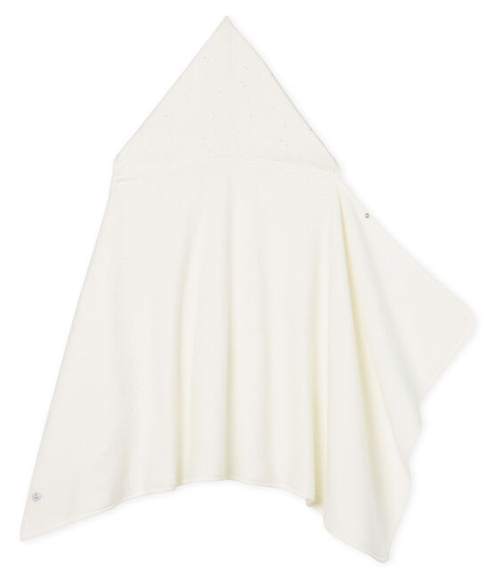 Babies' Terry Bath Cape MARSHMALLOW white