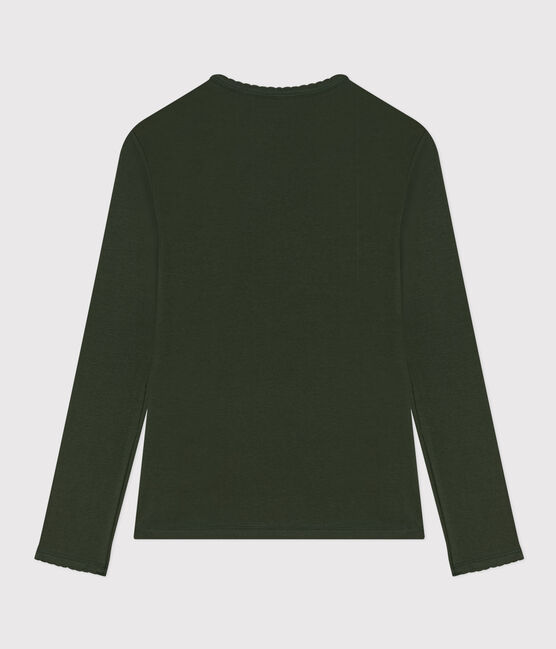 Women's Iconic Cocotte Stitch Cotton T-Shirt AVORIAZ green