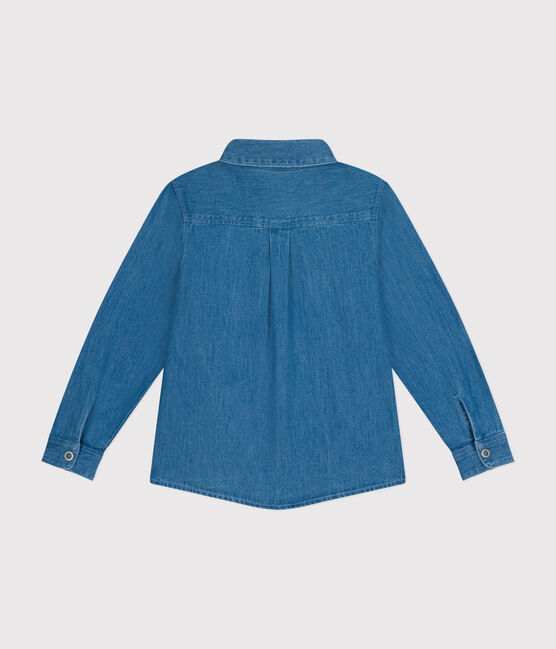 Boys' Light Denim Shirt DENIM CLAIR blue