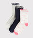 Set of 3 pairs of socks for girls