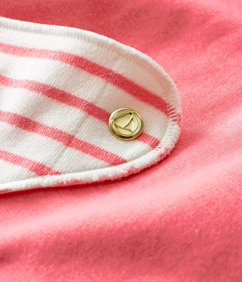 Set of 2 bandana bibs for baby girls multicolor