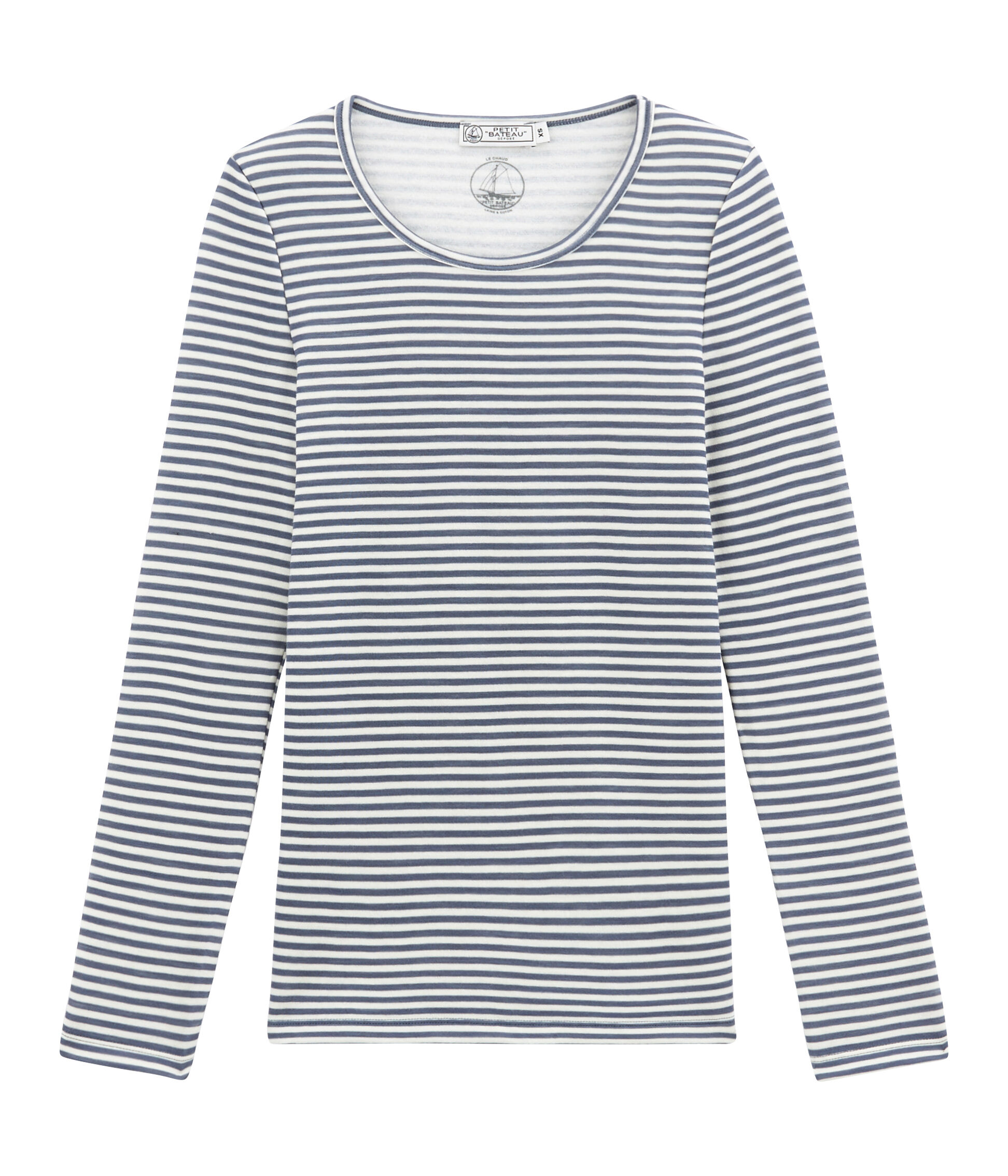 women's long sleeved cotton and wool t 