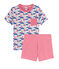Boys' Ribbed Short Pyjamas white/multicolor