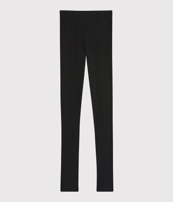 Women's Wool/Cotton Blend Leggings NOIR black