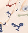 Babies' Printed Cotton Pyjamas AVALANCHE white/MULTICO