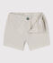 Babies' Seersucker Shorts MARECAGE /MARSHMALLOW