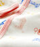 Babies' Paris Themed Footless Cotton Sleepsuit MARSHMALLOW white/MULTICO white