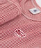 Children's Unisex Pinstriped Short-Sleeved Cotton Pyjamas STOP /MARSHMALLOW