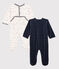 Babies' Velour Sleepsuit - 2-Pack variante 1