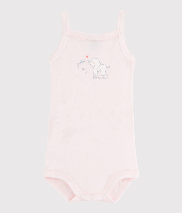 Baby Girls' Strappy Bodysuit Vienne pink