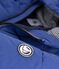 Children's plain puffer jacket blue