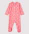 Baby Girls' Cherry Blossom Cotton Sleepsuit GRETEL pink/MULTICO white