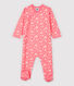 Baby Girls' Cherry Blossom Cotton Sleepsuit
